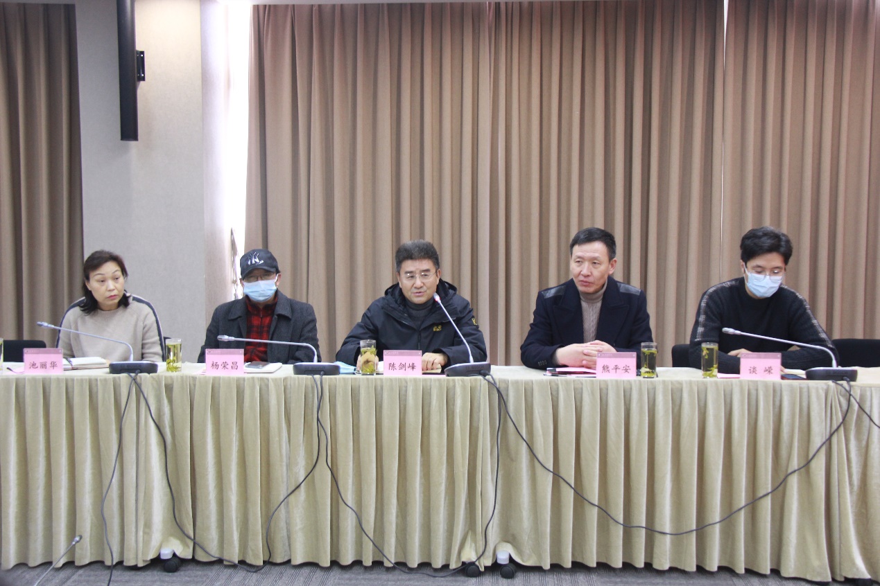 图为陈剑峰副校长讲话